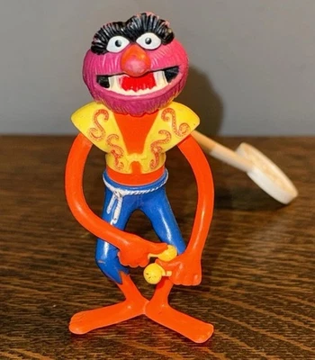 Marioneta de colección 1978 The Muppet Show Players Animal Stick #847 Fisher Price 4" Foto 1 de 4