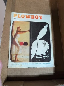 Spring 1957 No. 1 issue of Plowboy Magazine Satire for Men Cover Loose - Photo 1/5