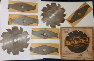 Hibbard Spencer Bartlett Vintage 6" Chrom Nickel Dado Sägeblatt-Set - Bild 1 von 8