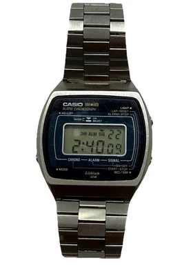 复古卡西欧 83QS-41 闹钟计时码表锂数字石英男士腕表不锈钢 — 第 1/4 张图片
