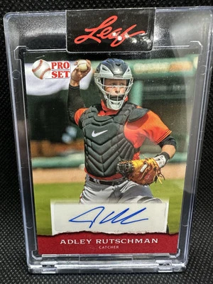 2022 Leaf Pro Set #PSA-AR2 Adley Rutschman Autograph Auto in Blue - Image 1 of 2
