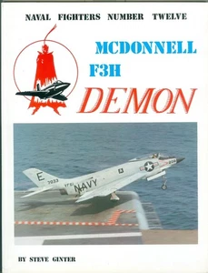 Ginter-Cold War-Modern Aircraft-USN-F3H Demon-Design-Detail-Colors-RARE! - Imagen 1 de 1