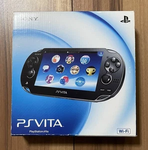 PlayStation Vita modello Wi-Fi Crystal Black PCH-1000 ZA01 NTSC-J testato funzionante - Foto 1 di 8