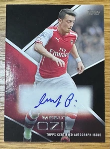ARSENAL: MESUT OZIL AUTO 2014 TOPPS PREMIER GOLD LEAGUE CERTIFICADO NUMERADO 24/25 - Imagen 1 de 3