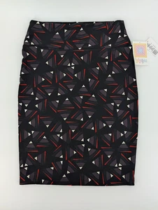 Neu mit Etikett LulaRoe Damenrock schwarz Dreieck geometrisch Stretch Bleistift Cassie S - Bild 1 von 8