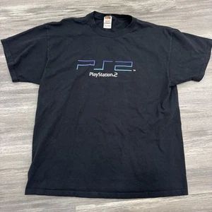 Vintage PlayStation 2 Sony PS2 Jahr 2000 Promo Tee Y2K Videospielkonsole - XL - Bild 1 von 5