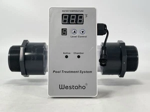 Poolaufbereitungssystem Bodenfreigabe Cu Ag, für Pools bis 40.000 Gallonen 2" - Bild 1 von 6