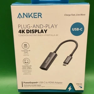 Anker PowerExpand+ USB-C to HDMI Adapter Plug-and-Play 4K Display Output Cable - Picture 1 of 4