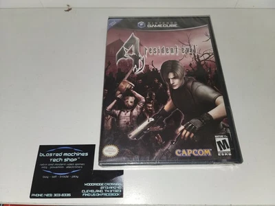 Resident Evil 4 Nintendo GameCube BLACK LABEL FACTORY-SEALED! Y-FOLDS! VERY RARE - Image 1 of 4