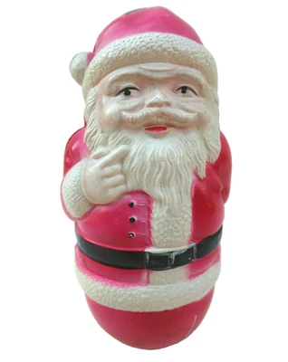 Celluloid Ancien Pere Noel Figurine Santa Claus Culbuto 12Cm circa 1930 Japan - Photo 1/4