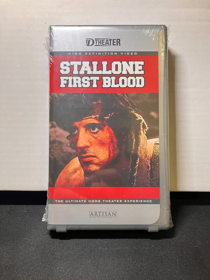 SEALED Rambo: First Blood D-VHS High Definition HD Digital D-Theater - Image 1 of 4