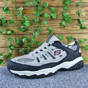 SKECHERS Herren Air-Cooled Sneaker Grau Synthetik Größe 10 Medium Gently Used 2025 - Bild 1 von 7