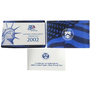 2002-S U.S. Clad Proof Set - Picture 1 of 3