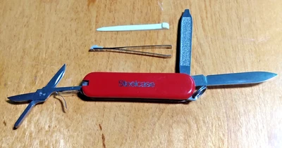 Steelcase Swiss Army Knife Victorinox 58mm Classic SD Pocket Knife Red - Image 1 of 4