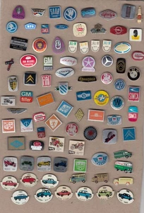 Vintage Car Logo pin badges 1960s VOLVO MORRIS SAAB AUSTIN JAGUAR BMW GM Job Lot - Foto 1 di 1