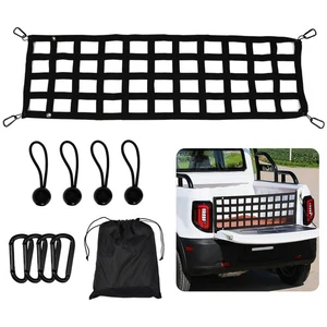Tailgate Net for Full Size Truck Pickup Bed 60''X18'' Heavy Duty Cargo Netting - Picture 1 of 9