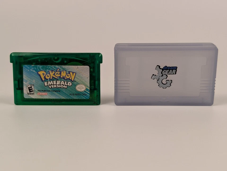 Pokemon Emerald Version (Game Boy Advance) GBA AUTHENTIC Cart NEW BATTERY⬅️🔥 - Image 1 of 4