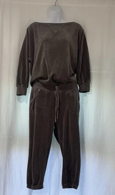Y2K Juicy Couture Brown Terry Jumpsuit Size Large Vintage  - Image 1 of 4