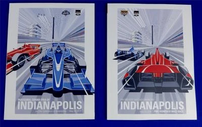 2014 Grand Prix of Indianapolis Indy 500 Program Ryan Hunter-Reay Starting Line - Image 1 of 4