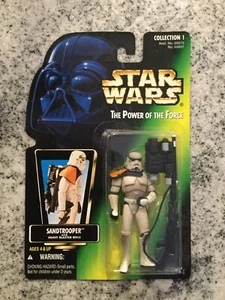 STAR WARS *Power of the Force* Sand Trooper with Heavy Blaster Rifle  - Picture 1 of 2