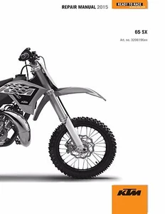 KTM Service Workshop Shop Repair Manual Book 2015 65 SX. - Picture 1 of 12