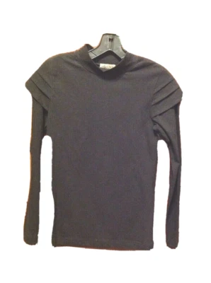 Top Studio By Florence Eiseman Niña Talla 14 Negro Cuello Simulado Nuevo Con Etiquetas Foto 1 de 4