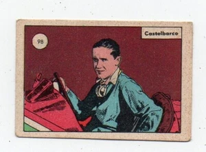 CARLO CASTELBARCO - Driver - Motor racing - IL BALILLA - Figurine - PREWAR - Picture 1 of 2