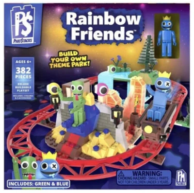 Rainbow Friends Playset Toy Deluxe Buildable Theme Park Lego Blocks NEW LIMITED - Image 1 of 4