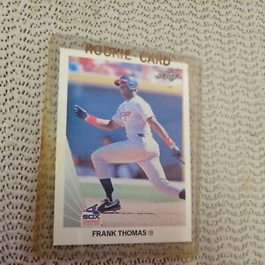 1990 LEAF FRANK THOMAS ROOKIE RC CARD #300 CHICAGO WHITE SOX HOF! NR-MT 🔥