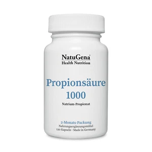 NatuGena Propionsäure 1000 | 120 Kapseln | Darmgesundheit unterstützen - Bild 1 von 2