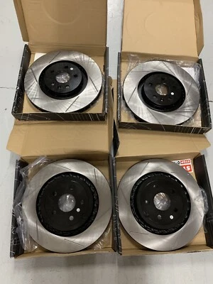 2008-09 G8 SS Front + Rear Brembo 6 Piston Conversation Slotted Rotors set of 4 - Image 1 of 4