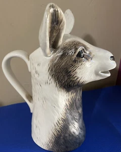 Target Threshold Goat/Llama Creamer Pitcher 8" Figural Ceramic Stoneware - Picture 1 of 7