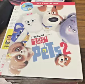 The Secret Life of Pets 2 DVD 2019 Kids Funny w Sleeve Kevin Hart Comedy Dog Cat - Picture 1 of 13