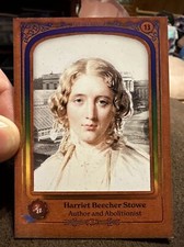 2023 Historic Autographs Civil War Harriet Beecher Stowe Rainbow Foil /10 Insert