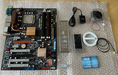 Asus P5W DH Deluxe + Core 2 Quad Q6600 2.4GHz 8MB G0  + 4GB DDR2 667 + Extras - Image 1 of 4