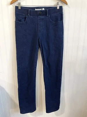 Betabrand Pull On Jeans Womens Small Petite Blue Dark Wash Skinny Denim Yoga - Image 1 of 4