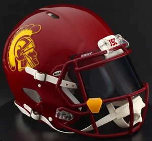 USC TROJANS NCAA Riddell Speed Full Size AUTHENTIC Football Helmet - Picture 1 of 6