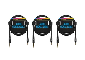 Audiokabel 0,30 m Aux-Kabel 3,5mm auf 6,3mm Stereo Klinke Adapter 3 Stück NEU - Bild 1 von 9