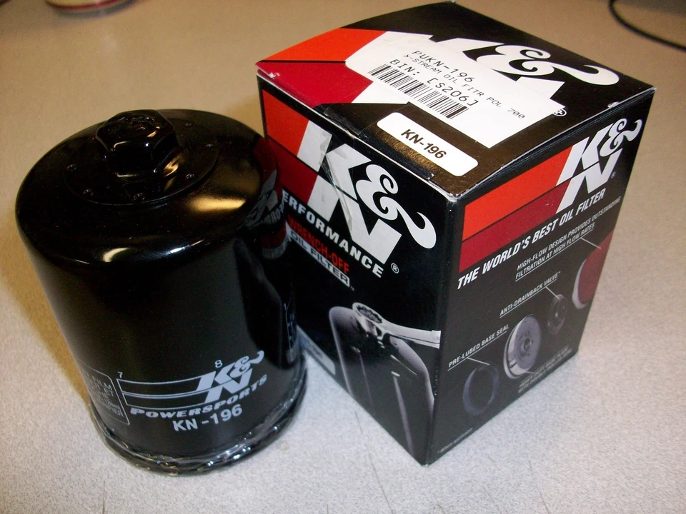 K & N Performance Gold Oil Filter - KN-196 - Frontier 784 Sportsman 700 - Image 1 of 1