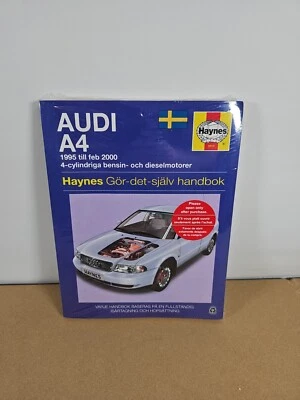 Audi A4 (1995 - Feb 2000) Haynes Repair Manual (Swedish Language) (Paperback) - Image 1 of 4