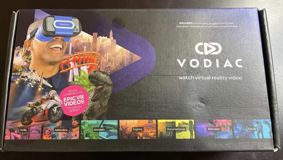 Vodiac VR - Virtual Reality Goggles, Carry Case, Free VR Videos & More via The V - Image 1 of 4
