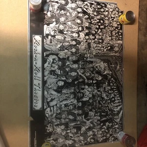 Rock n Roll Theater by Howard Teman Art Poster 36-by-24 Inches - Picture 1 of 9