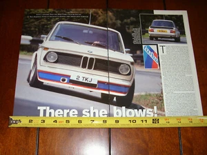 BMW 2002 TURBO ORIGINAL 1996 ARTICLE - Picture 1 of 2