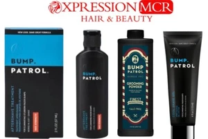 Bump Patrol Grooming Powder - Cool Shave Gel - trattamento dopobarba venditore UK - Foto 1 di 4