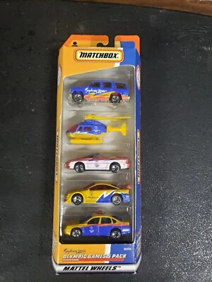1999 Matchbox Sydney 2000 Olympic Games 5 CAR GIFT PACK NEW IN SEALED PACKAGE!!! - Image 1 of 3
