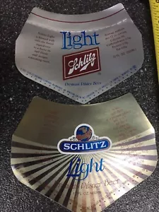 2- Vintage Schlitz BEER Bottle Neck Wraps New - Picture 1 of 1
