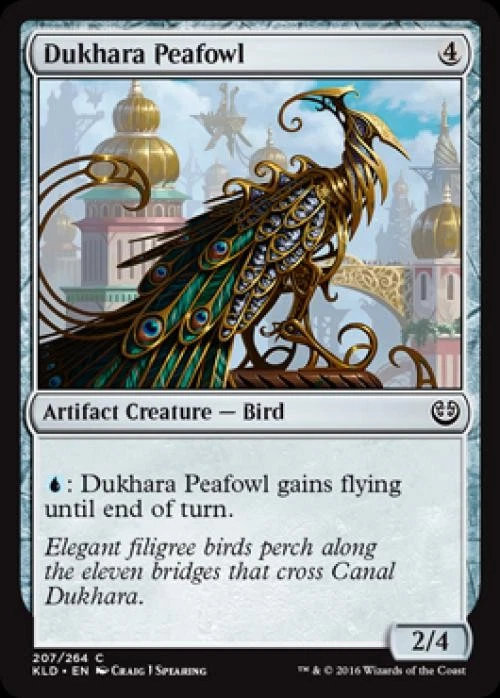 Dukhara Peafowl -Foil Near Mint MTG Kaladesh - Image 1 of 1