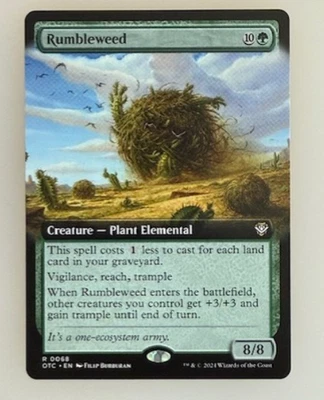 MTG: Rumbleweed (Extended Art) Commander: Outlaws of Thunder Junction Regular NM - Image 1 of 2