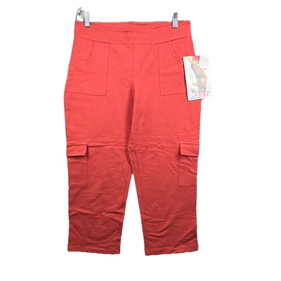 Mujeres con Control Leggings S Petite Coral Adelgazante Contorno Corte Carga Informal Foto 1 de 4