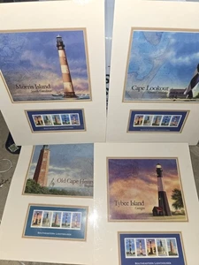 Cape Lookout, Morris, Tybee, Henry Picture and Southeastern Lighthouse Stamps - Picture 1 of 5